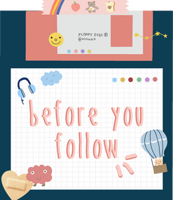 before you follow